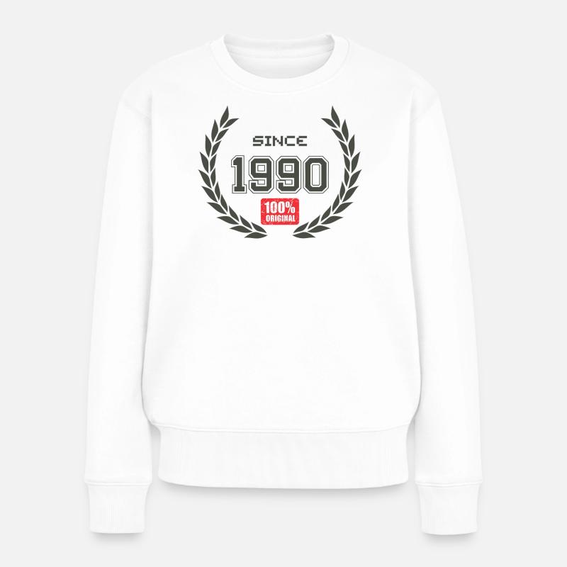 Since 1990 100% original - Pull Premium bio Femme - blanc