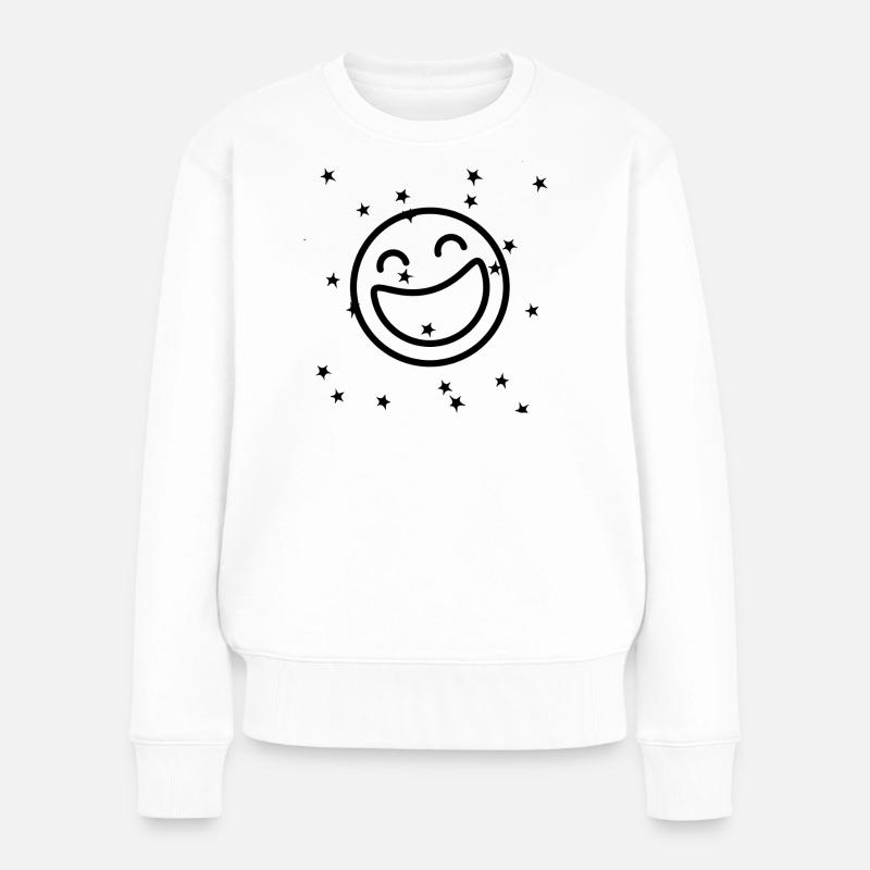 emo joie - Pull Premium bio Femme - blanc