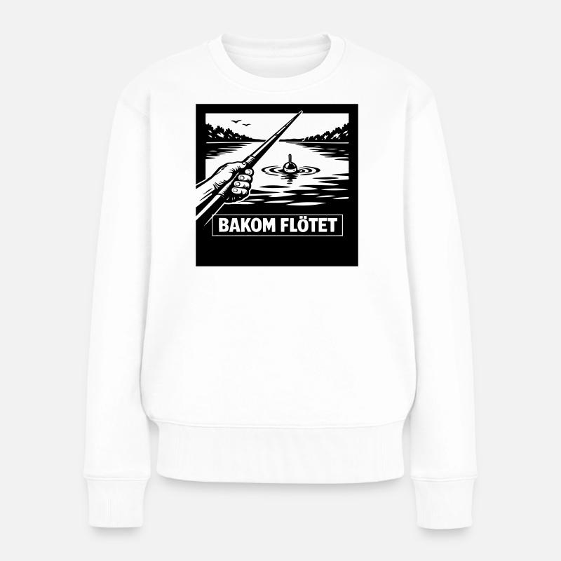 Hinter den Kulissen - Frauen Premium Bio Pullover - Weiß