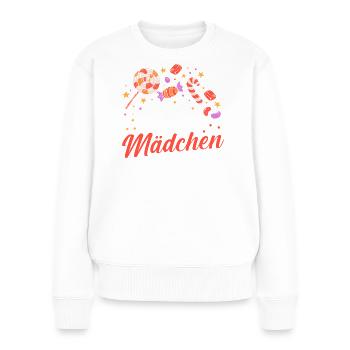 Sweets Sweet Tooth Cute Girl - Women's Premium Organic Jumper - white - Front - Julia (174cm)