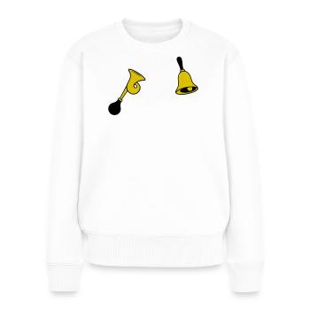 Bell & Horn - Women's Premium Organic Jumper - white - Front - Julia (174cm)