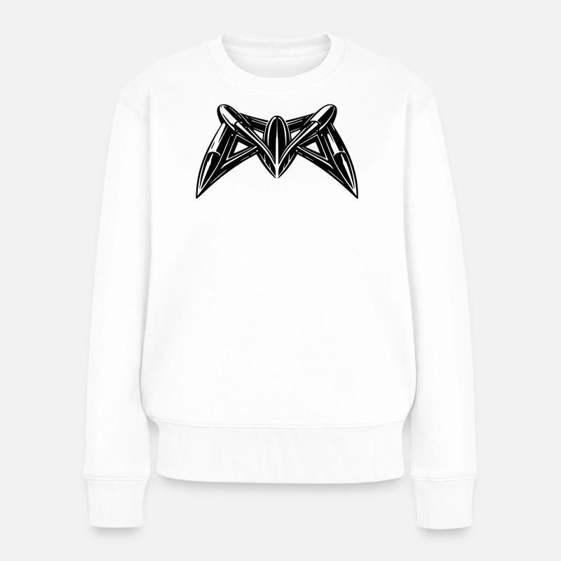 mikolab_logo - Frauen Premium Bio Pullover - Weiß