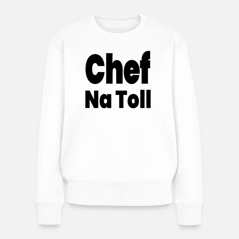 Chef - Frauen Premium Bio Pullover - Weiß