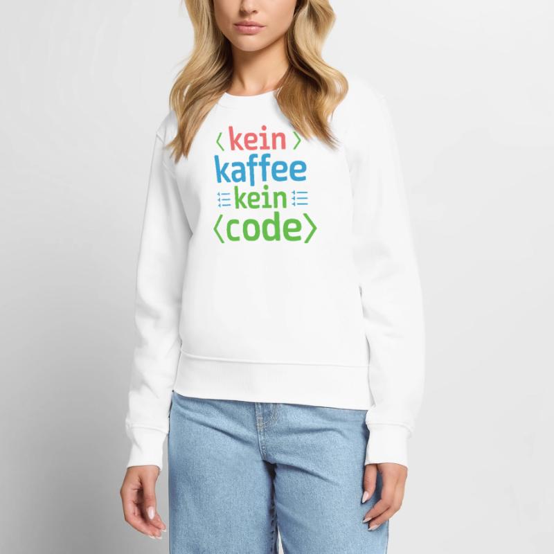 No Coffee No Code Programmer Computer Scientist Women's Premium Organic Jumper