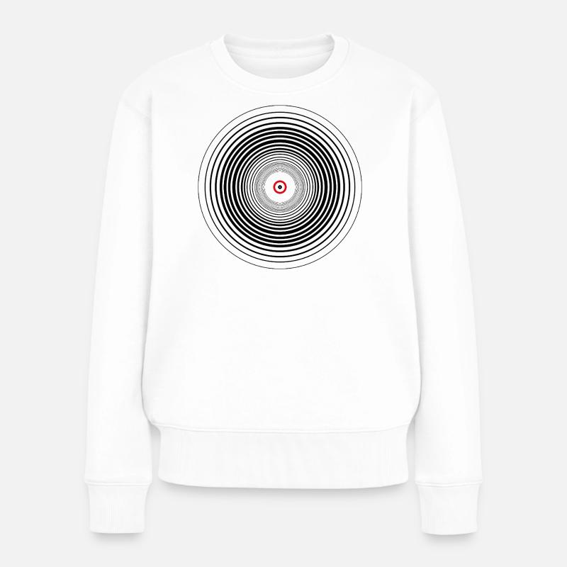 Vinyl - Frauen Premium Bio Pullover - Weiß