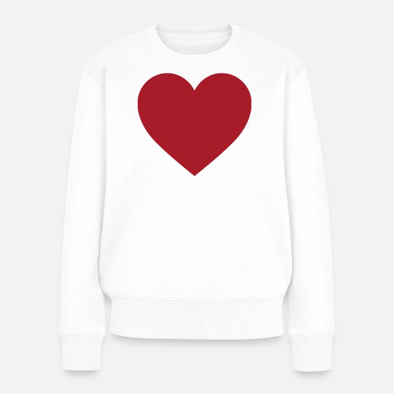 lavafalls - Frauen Premium Bio Pullover - Weiß
