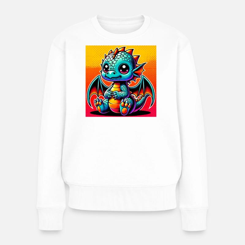 dragon - Pull Premium bio Femme - blanc