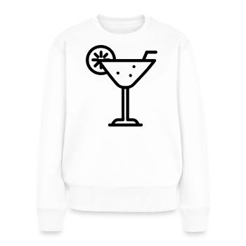cocktail - Pull Premium bio Femme - blanc - Devant - Julia (174cm)