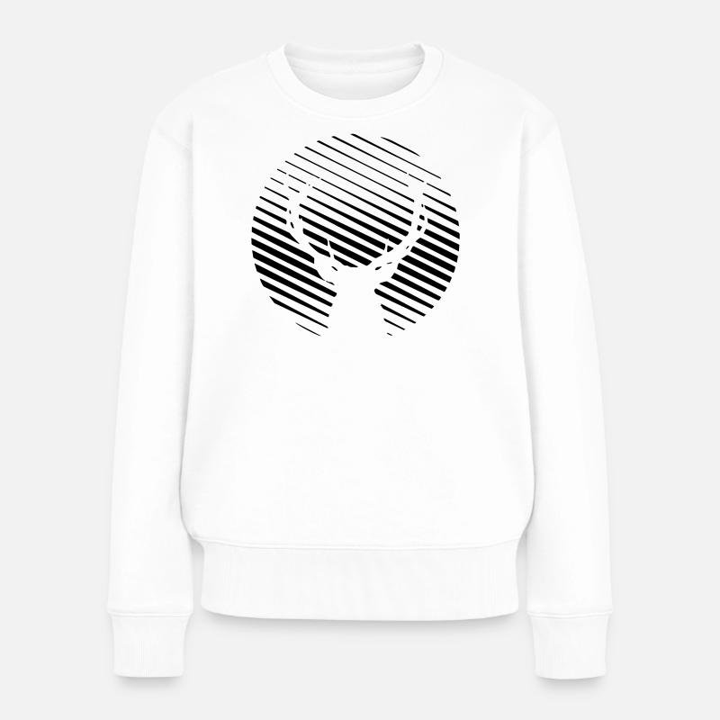 DEER - Women's Premium Organic Jumper - white