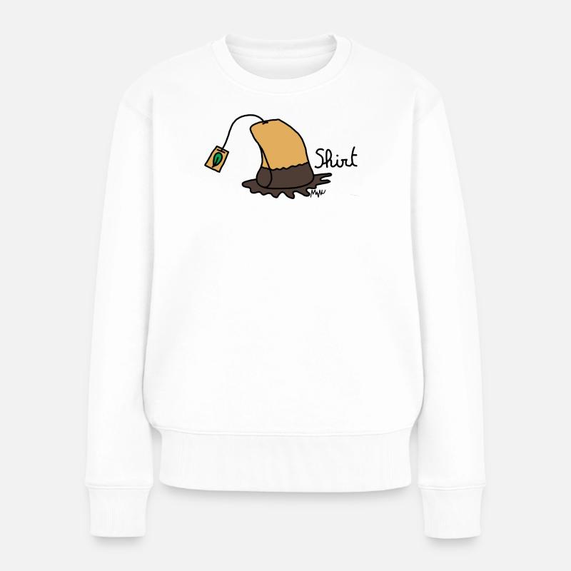 thé shirt - Pull Premium bio Femme - blanc