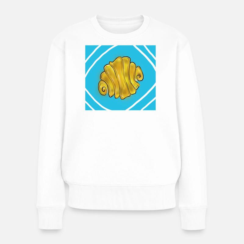 Franzbrötchen - Women's Premium Organic Jumper - white