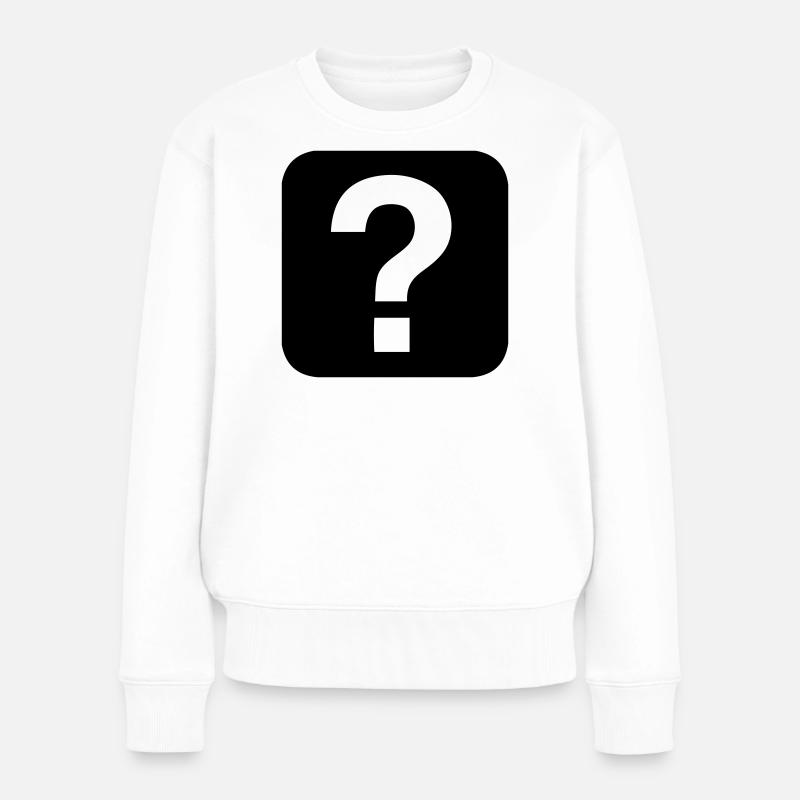 Hilfe - Help - Frauen Premium Bio Pullover - Weiß