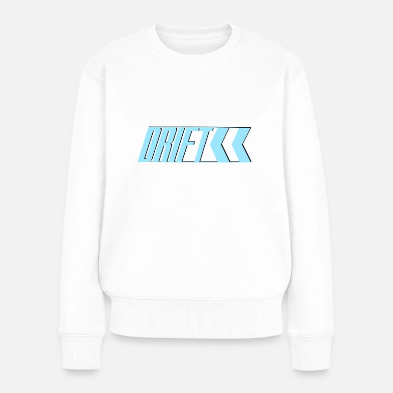 DRIFT - Frauen Premium Bio Pullover - Weiß
