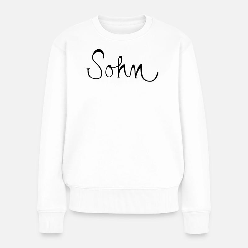 Son - Women's Premium Organic Jumper - white