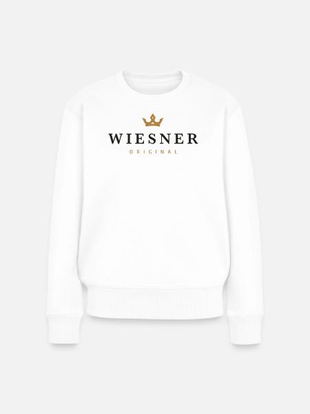 Wiesner Original Familienname - Frauen Premium Bio Pullover - Weiß