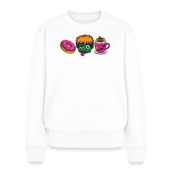 OGRE_TIME - Women's Premium Organic Jumper - white - Front - Julia (174cm)