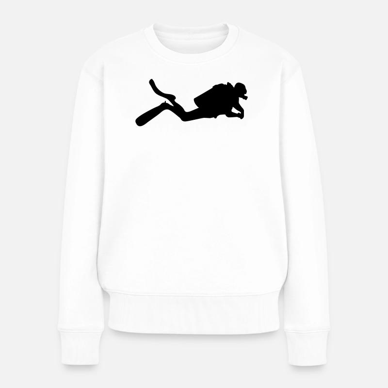scaphandre autonome - Pull Premium bio Femme - blanc