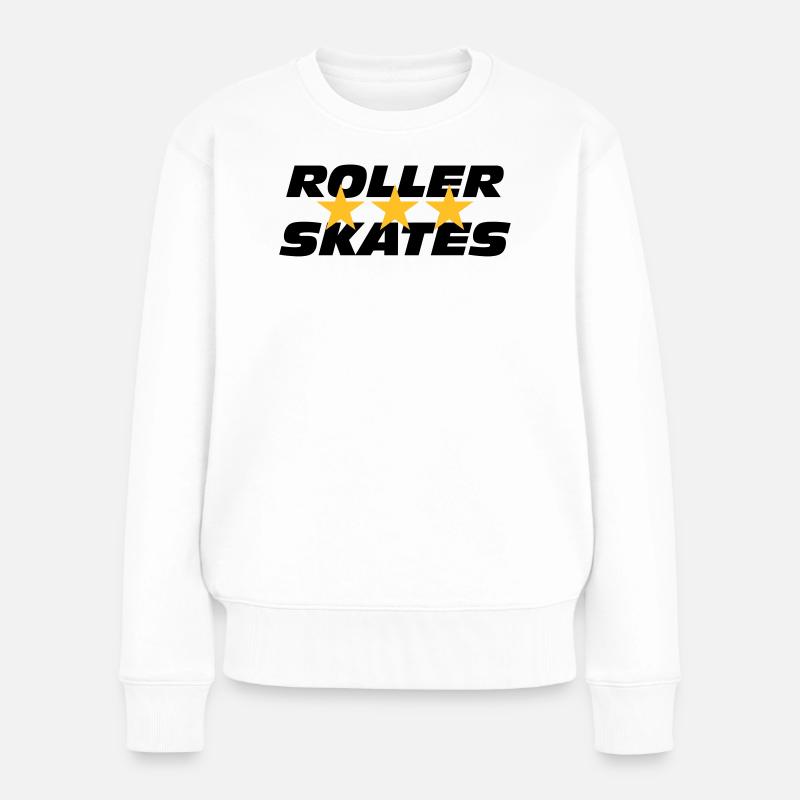 Roller Skates - Pull Premium bio Femme - blanc