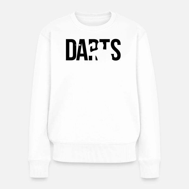 darts - Frauen Premium Bio Pullover - Weiß