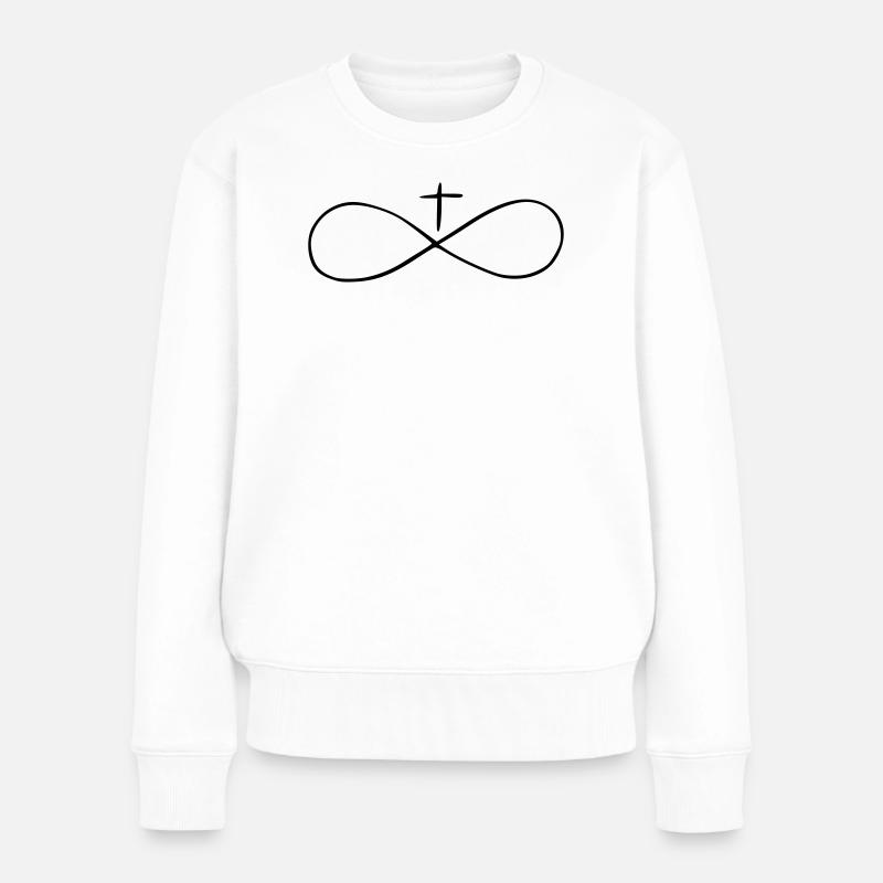 infiniment - Pull Premium bio Femme - blanc