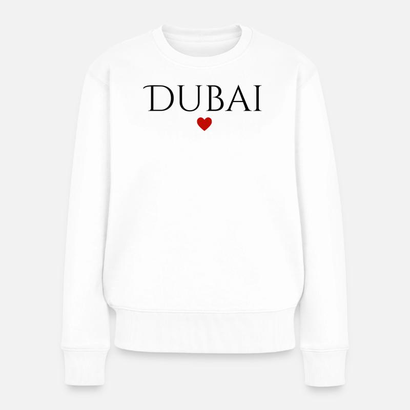 Dubai - Frauen Premium Bio Pullover - Weiß