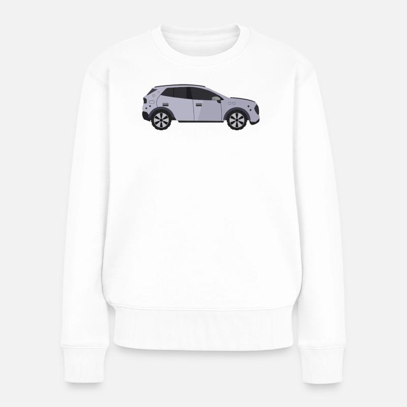 Voiture - Pull Premium bio Femme - blanc