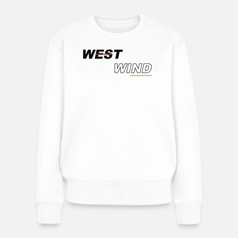 WESTWIND - Frauen Premium Bio Pullover - Weiß