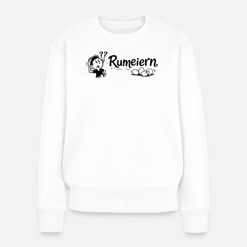 Rumbling - Women's Premium Organic Jumper - white