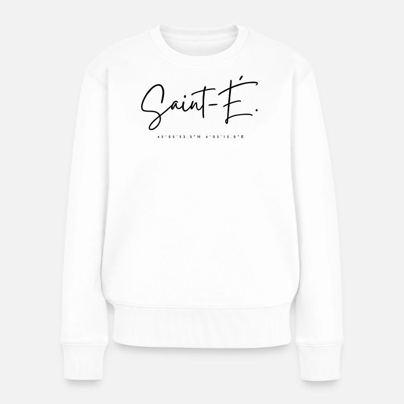 Saint-étienne - cadeau - hollywood - Pull Premium bio Femme - blanc