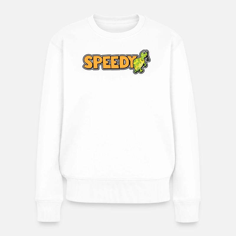 Speedy - tortue rapide - Pull Premium bio Femme - blanc
