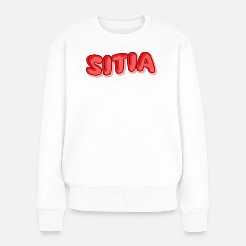 Cadeau pour Sitia - Pull Premium bio Femme - blanc