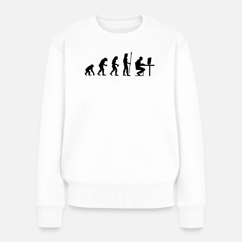 evolution_pc_3 - Pull Premium bio Femme - blanc