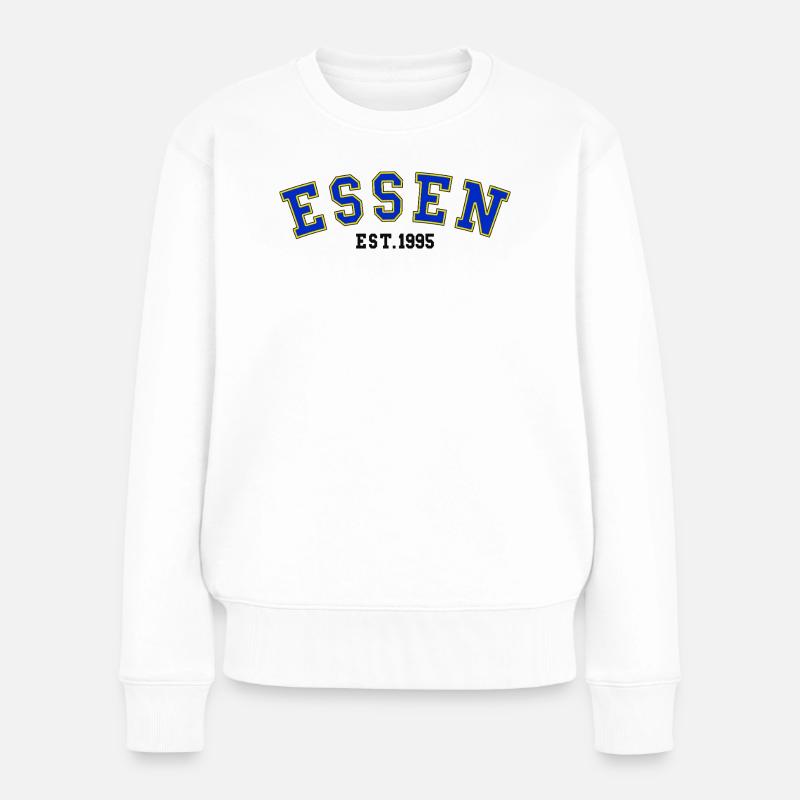 Essen Est. 1995 - Frauen Premium Bio Pullover - Weiß