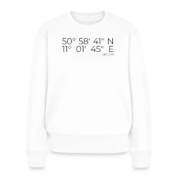 Coordonnées Erfurt - Pull Premium bio Femme - blanc - Devant - Julia (174cm)