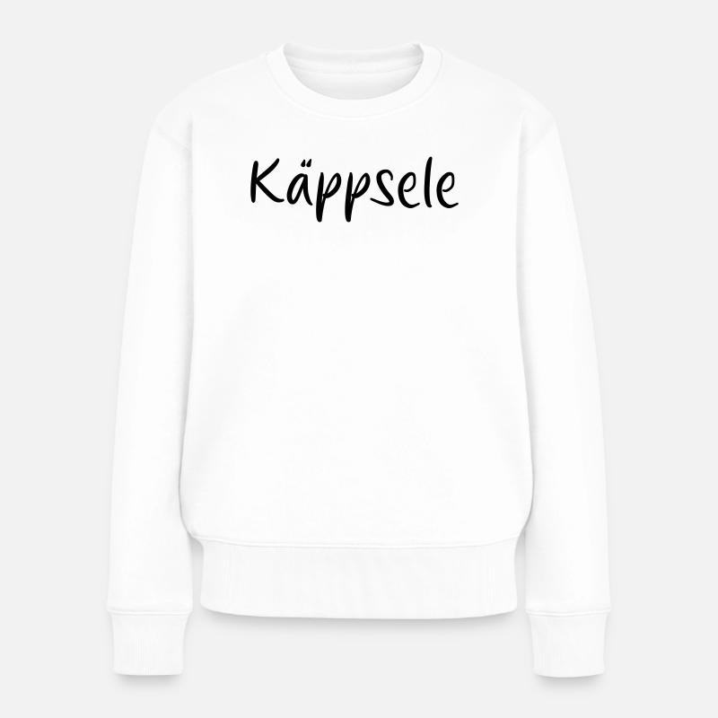 käppsele - Frauen Premium Bio Pullover - Weiß