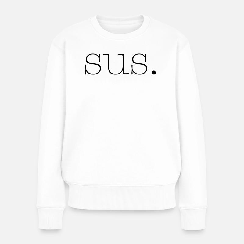 Sus - Frauen Premium Bio Pullover - Weiß