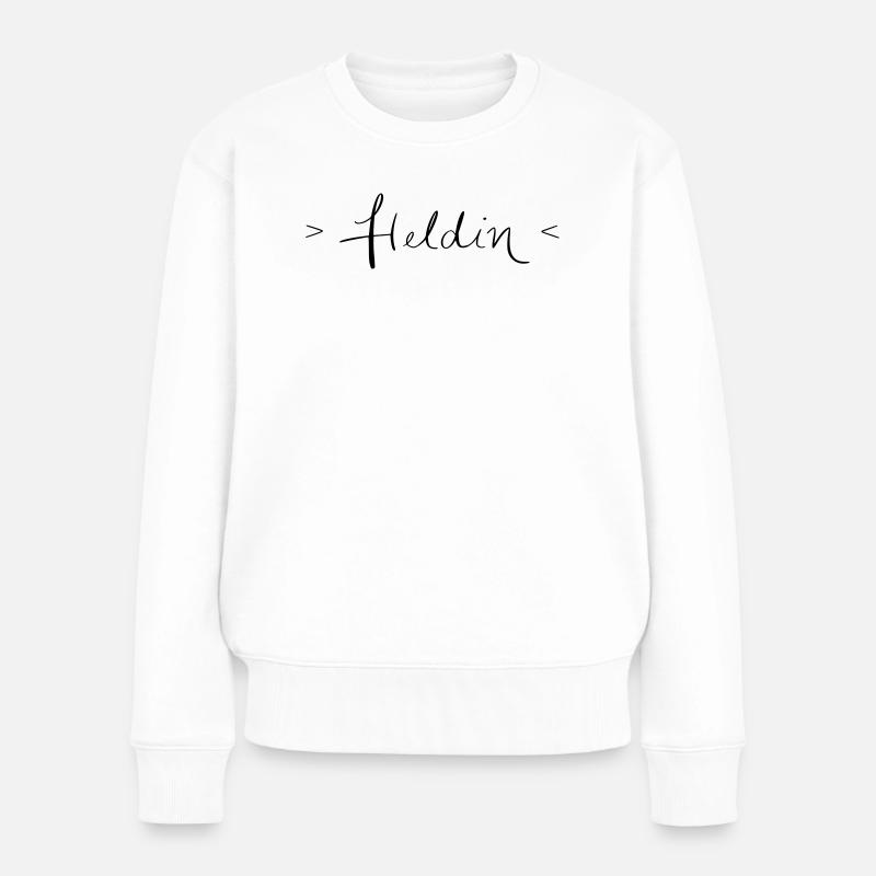 Héroïne - Pull Premium bio Femme - blanc