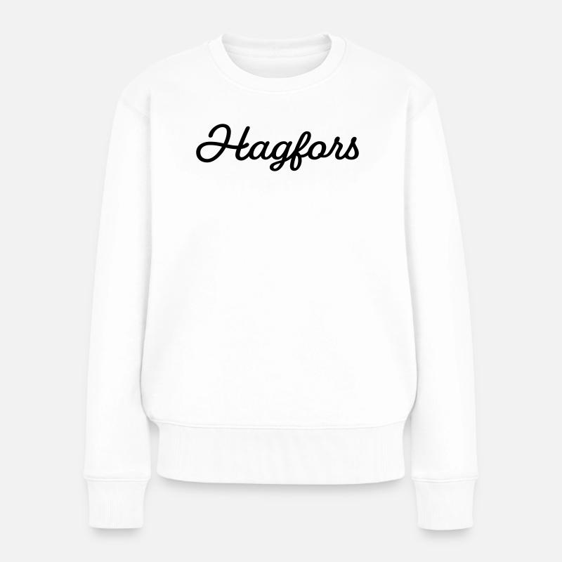 Hagfors noir - Pull Premium bio Femme - blanc