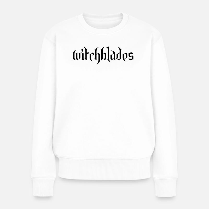 witchblades - Frauen Premium Bio Pullover - Weiß