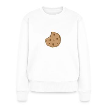 Biscuits fourrés au chocolat - Pull Premium bio Femme - blanc - Devant - Julia (174cm)