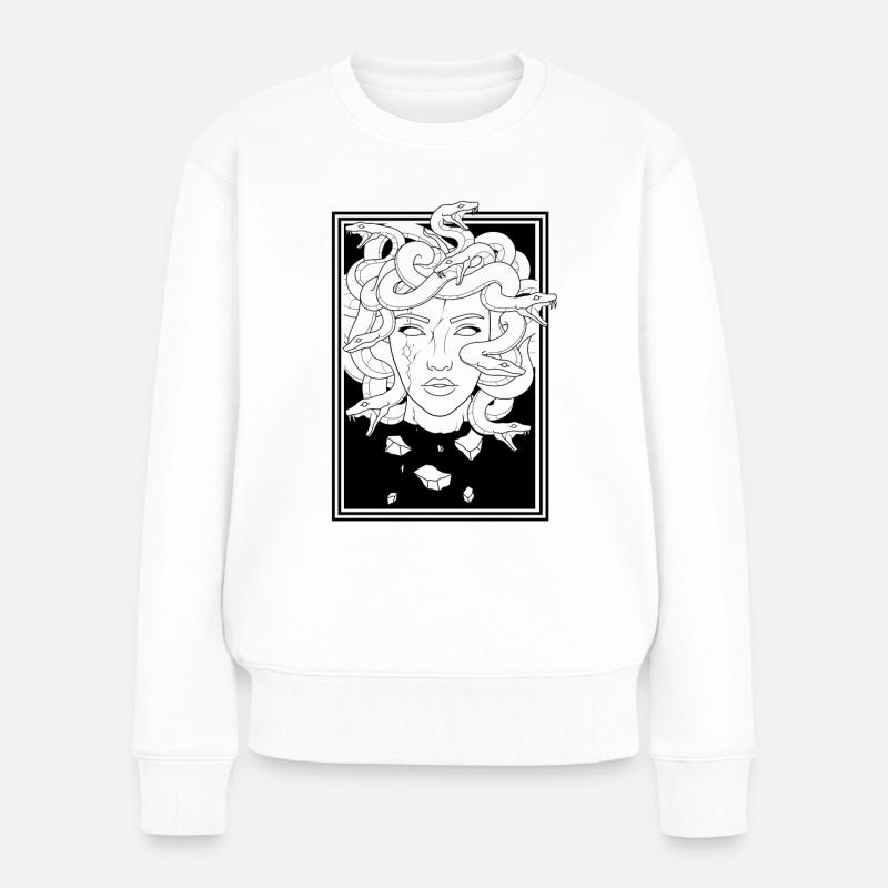 Méduse - Pull Premium bio Femme - blanc