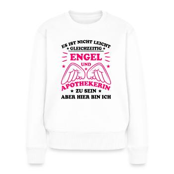 Apothekerin Lustige Spruch Beruf Apotheke Geschenk - Frauen Premium Bio Pullover - Weiß - Vorne - Julia (174cm)