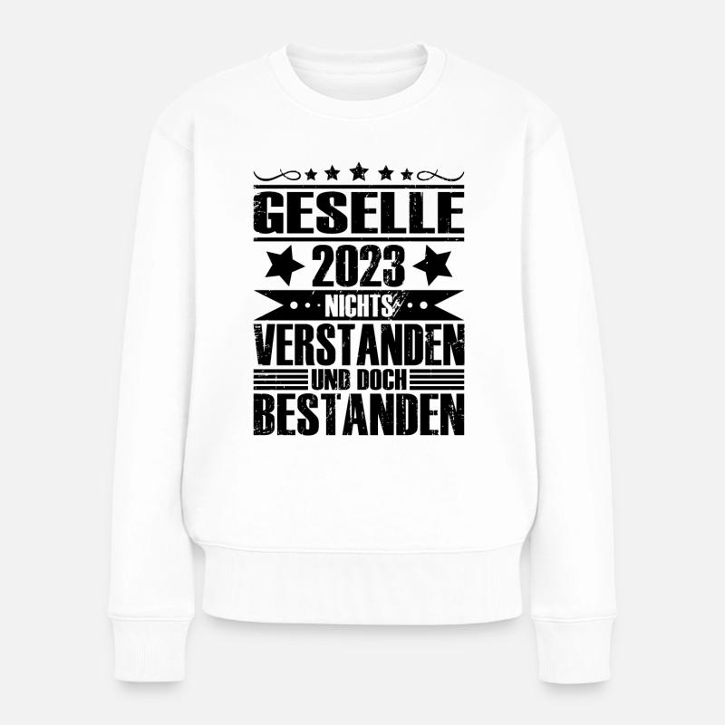 Geselle 2023 - Frauen Premium Bio Pullover - Weiß