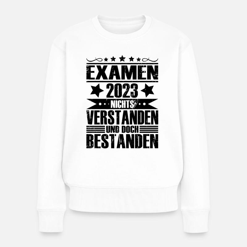 Examen 2023 - Frauen Premium Bio Pullover - Weiß