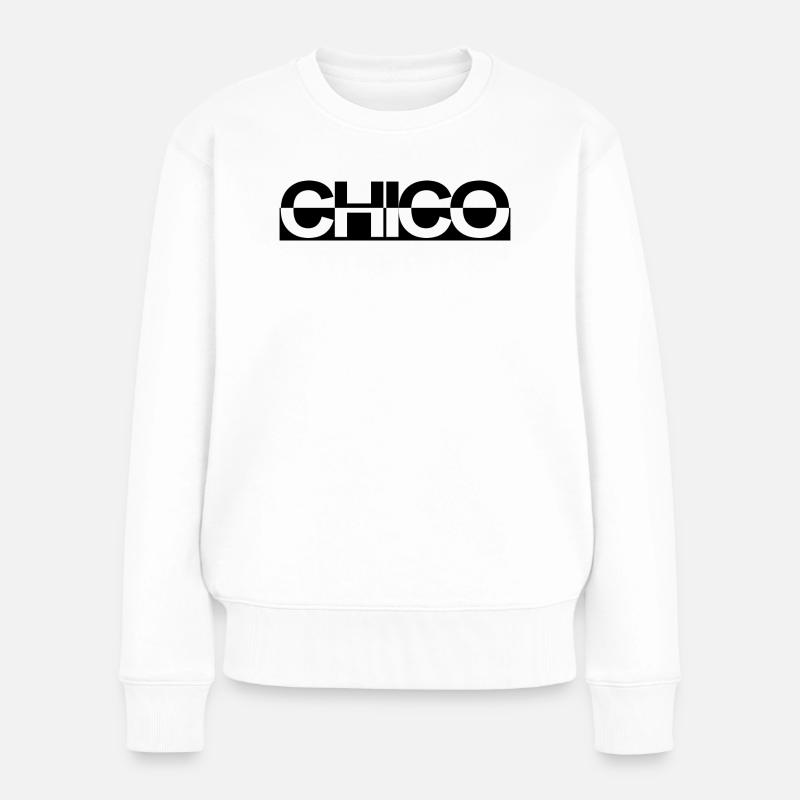 CHICO - Frauen Premium Bio Pullover - Weiß