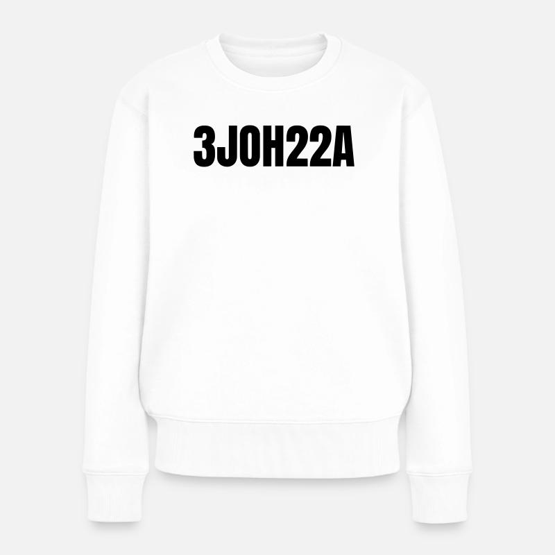 3JOH22A - Pull Premium bio Femme - blanc