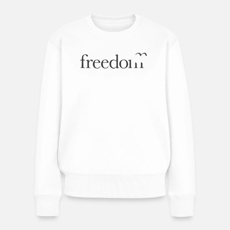 Freedom - Pull Premium bio Femme - blanc