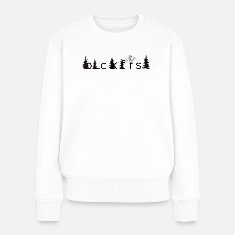 blckfrst black - Frauen Premium Bio Pullover - Weiß