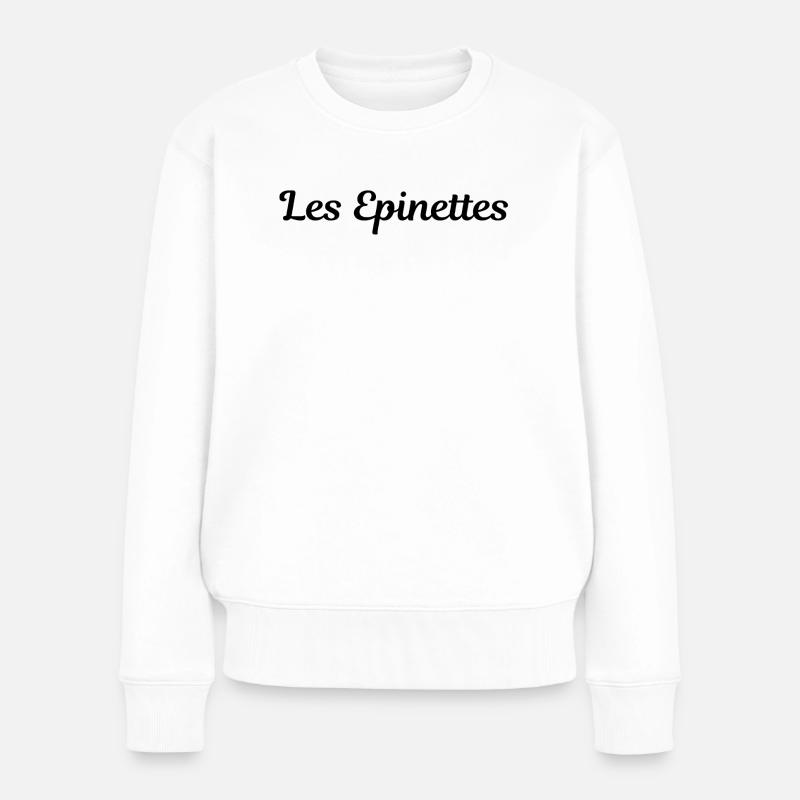 Epinettes Paris - Frauen Premium Bio Pullover - Weiß