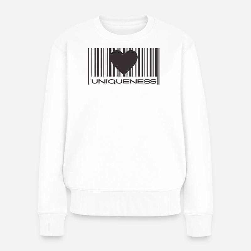 Uniqueness - Women's Premium Organic Jumper - white